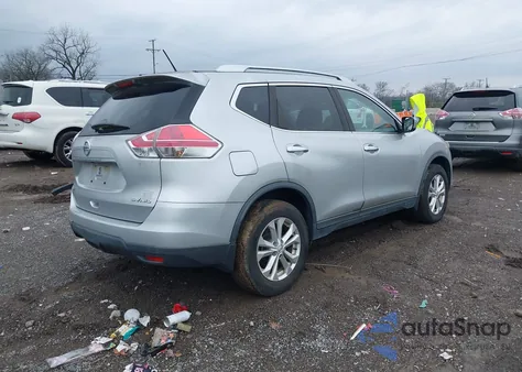 2015 Nissan Rogue Sv z USA, uszkodzony, nr VIN KNMAT2MV5FP569424